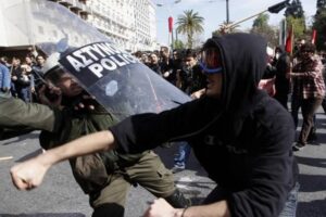 Grecia : Huelga General (24 febrero) rechaza plan de austeridad impuesto por la UE