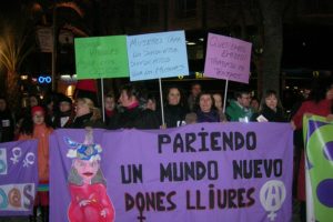 Manifestación 8 de Marzo, Alicante y Valencia