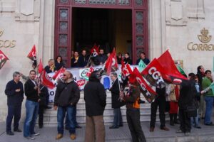 Correos : Concentraciones en Cádiz, Málaga y Huelva