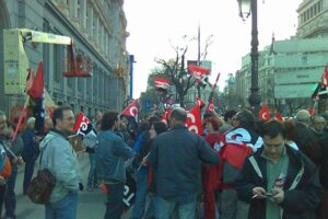 Madrid : CGT se concentra ante el Banco de España contra el capital y sus crisis (23 marzo)