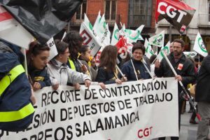 Valladolid : Huelga y Manifestación de Correos (26 marzo)