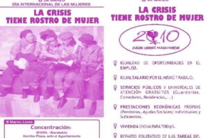 8 marzo, Barakaldo : «La Crisis tiene rostro de mujer»