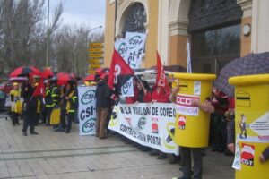 Fotos de la Huelga de Correos en Palencia y Soria (24 marzo)