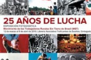 Hasta el 7 de abril, Madrid : Exposición de fotografías «25 años de lucha del MST»