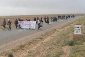 Marruecos : Marcha de lxs paradxs de Figuig hacia la frontera de Argelia