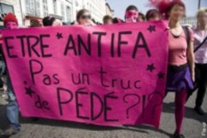 Francia : Manifestación antifascista en Lyon (10 de abril)