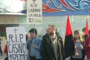 Valencia : Éxito de la movilización contra el cierre del Casino de Villajoyosa