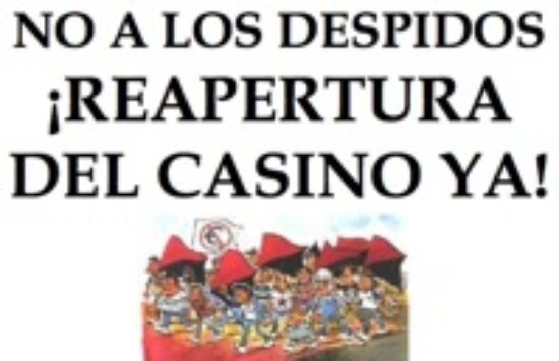 30 abril, Villajoyosa : Manifestación contra los depidos del Casino