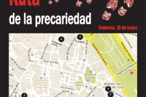10 mayo, València : Ruta de la Precariedad