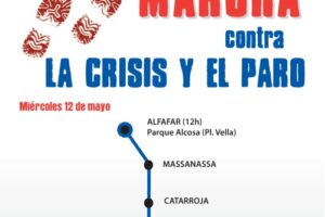 12 mayo : CGT marchará contra la crisis por la comarca valenciana de l’Horta Sud
