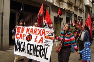 1º de mayo en Girona : Tombem el Capitalisme…