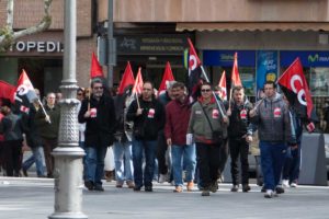 Valladolid : CGT se pone en marcha contra las medidas del gobierno (14 mayo)