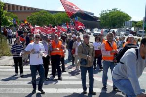 Sevilla también marcha a Madrid contra la crisis y los recortes