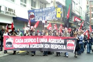 1º de Mayo en A Coruña : “Cada despido é unha agresión. Ningunha agresión sen resposta