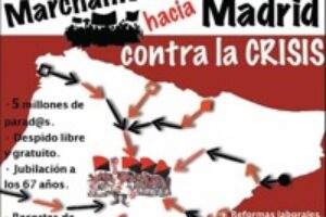 Marcha ciclista contra la crisis Valencia-Madrid, del 11 al 16 de mayo