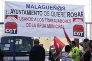 Málaga : La huelga de la Grúa rebaja al mínimo la retirada de coches