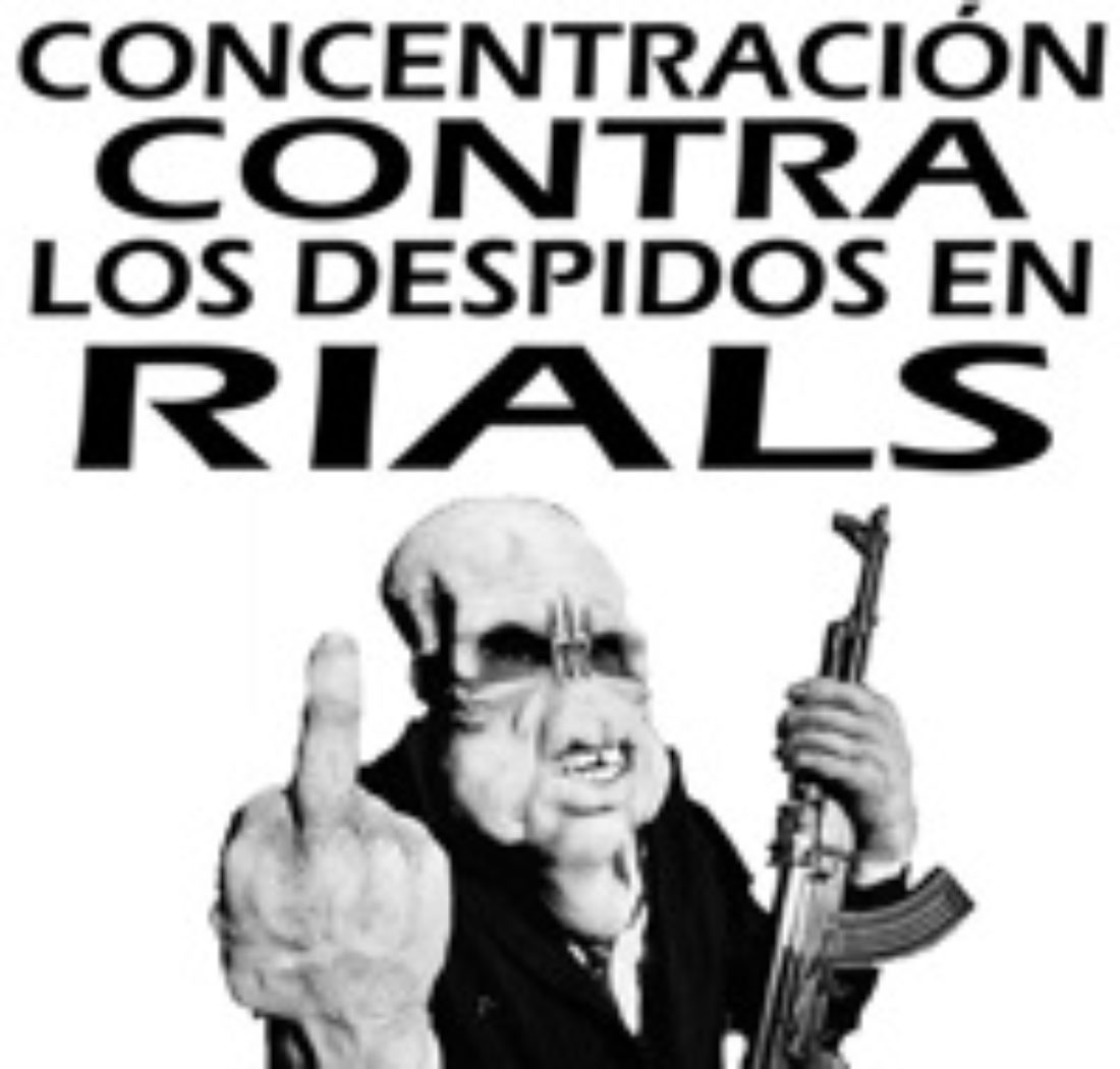 25 mayo, Torrejón : Concentración contra los despidos en Rials