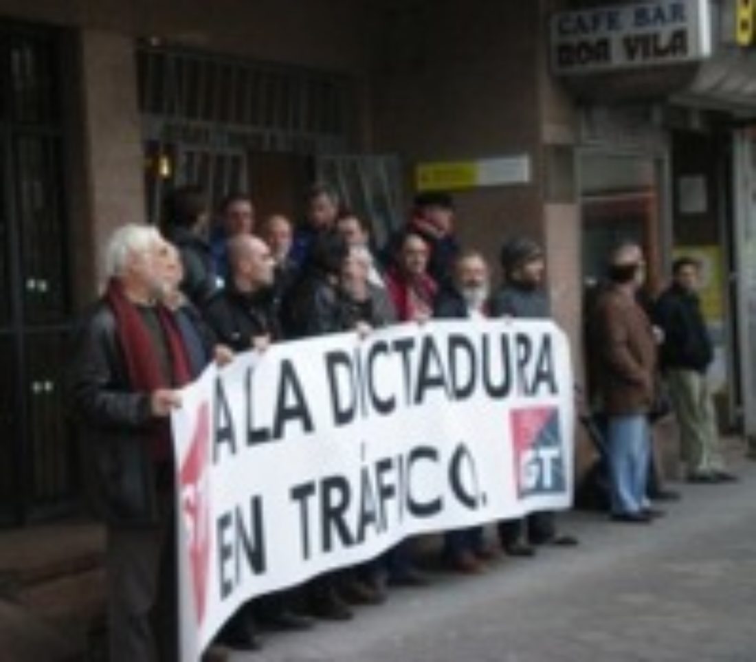 31 mayo, Pontevedra : Paro y concentración en Jefatura de Tráfico