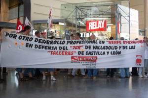 Valladolid : Concentración en Renfe (25 junio)