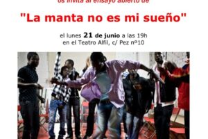 21 junio, Madrid : «La manta no es mi sueño» por La Kourel Africana