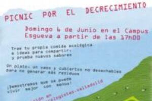 6 Junio, Valladolid : Picnic por el Decrecimiento