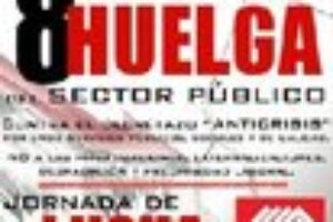 8 junio, Burgos : Actos Huelga Sector Público