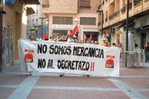 Huelga General en Euzkadi : Manifestación de CGT en Vitoria (29 junio)