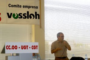 CGT pasa de 3 a 5 delegadxs en Vossloh Valencia