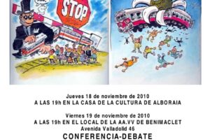 18 y 19 nov, Valencia : Conferencia-Debate en Alboraia y Benimaclet «Por un ferrocarril público, social y seguro»