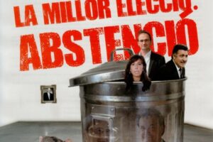 La CGT de Cataluña presenta su campaña de abstención activa ante las elecciones al parlamento catalán