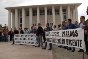 Puerto Real : Manifestación de ls ex-trabajadores de Delphi (23 oct)