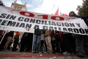 Protesta de trabajadorxs del 010 de Ayto de Madrid (Iberphone)