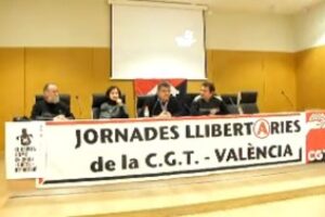 El Sec. General de CGT en las XII Jornades LLibertáries de València