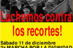 11 y 18 dic, Alacant : Tras la huelga general 29-S, seguimos adelante