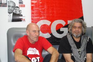 Miembros del Comité Confederal de la CGT en huelga de hambre contra el pensionazo