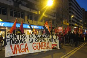 Huelga General en Lleida : Resumen final y fotos Mani