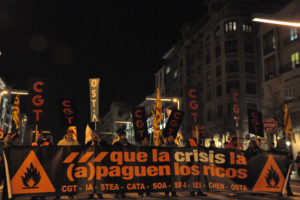 Más de 3000 manifestantes en Zaragoza contra el pensionazo (26 enero)
