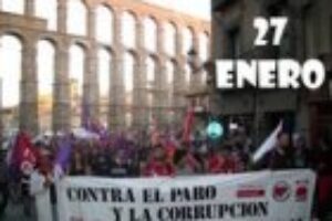 27 enero, Segovia : Concentración contra la reforma de las pensiones