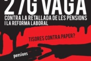 La CGT de Catalunya convoca Huelga General y manifestaciones el jueves 27 de enero