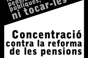 20 enero, Lleida : Concentración en defensa de las pensiones públicas
