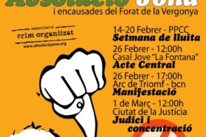 Manifestación en Barcelona por la absolución de El Jona