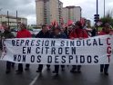 Manifestación en Vigo por la readmisión de los despedidos en Citroën