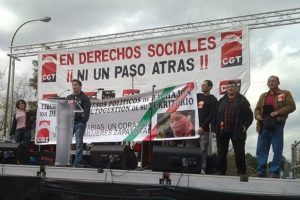 Manifestación y Mitin contra el pacto social (Madrid 12 marzo)