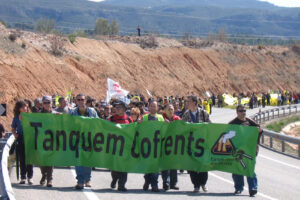 Marcha a Cofrentes por el cierre de la central nuclear (13 marzo)