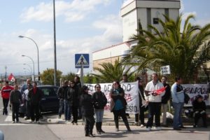 Concentraciones de CGT ante Catelsa Cáceres contra los despidos e incumplimientos del convenio