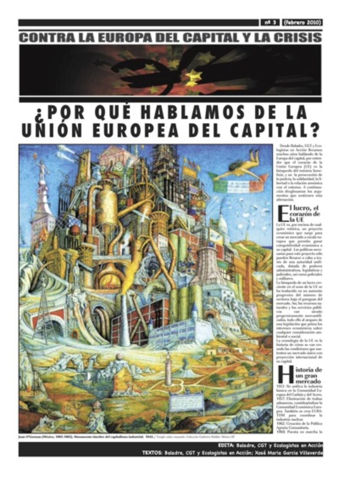 Contra la Europa del Capital III : ¿Por qué hablamos de la U.€. del capital ?