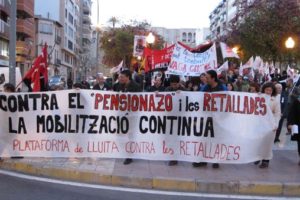 Manifestación en Alicante contra los recortes sociales (26 marzo)