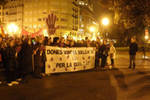 Manifestación del 8 de marzo en Valencia