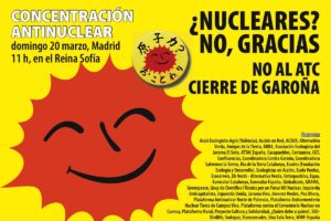 Concentración Antinuclear en Madrid