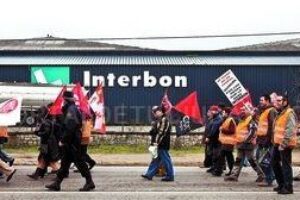 Concentraciones de trabajadores de INTERBON en Burgos